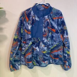 Livi Better Sweater Blue Sherpa Fall Winter Kids 14/16 or Women Small